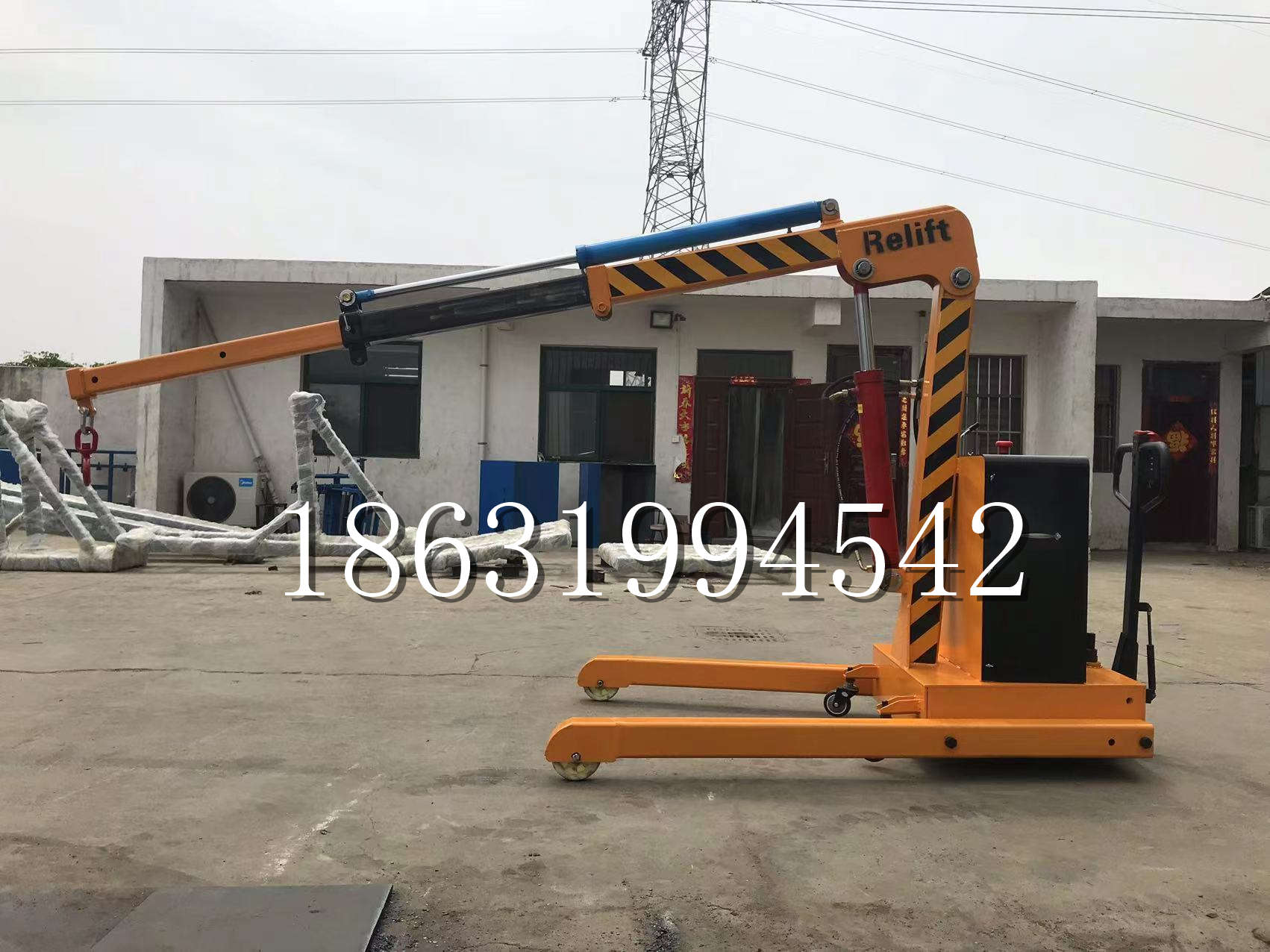 太鲁阁久征定做3吨三轮随车吊 农用园林绿化移树吊 平板工程用小吊机