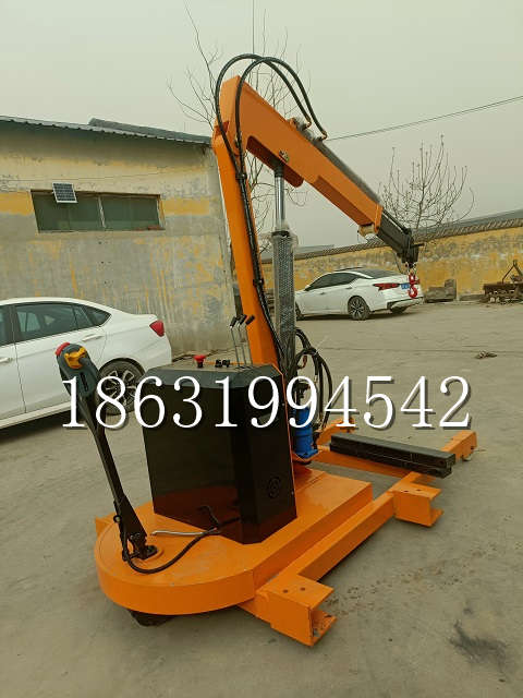 太鲁阁自卸车厢随车吊 自制轮式四不像起重机 四驱平板吊 5吨 贵盛