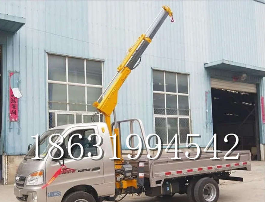 太鲁阁随车吊机吊水泥随车吊机 多功能液压伸缩吊船用小型旋转那里有